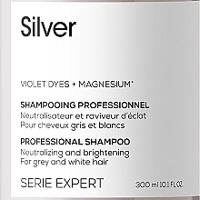 Шампунь для сивого волосся - L'Oreal Professionnel Serie Expert Magnesium Silver Shampoo — фото N3