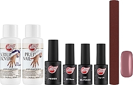 Парфумерія, косметика My Nail №7  (prep/60ml + primer/10ml + base/9ml + gel/7ml + top/7ml + remover/60ml + nailfile)