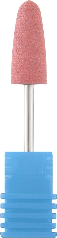 Фреза силиконовая "Пуля длинная" 824P, розовая - Nail Drill — фото N1