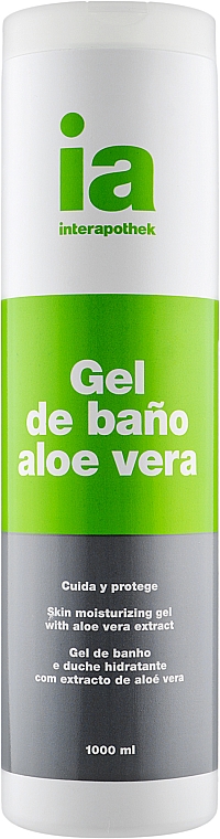 Освежающий гель для душа с экстрактом алоэ вера - Interapothek Gel De Bano Aloe Vera  — фото N5