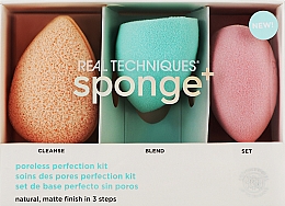Парфумерія, косметика Набір спонжів для макіяжу, 3 шт. - Real Techniques Sponge Set