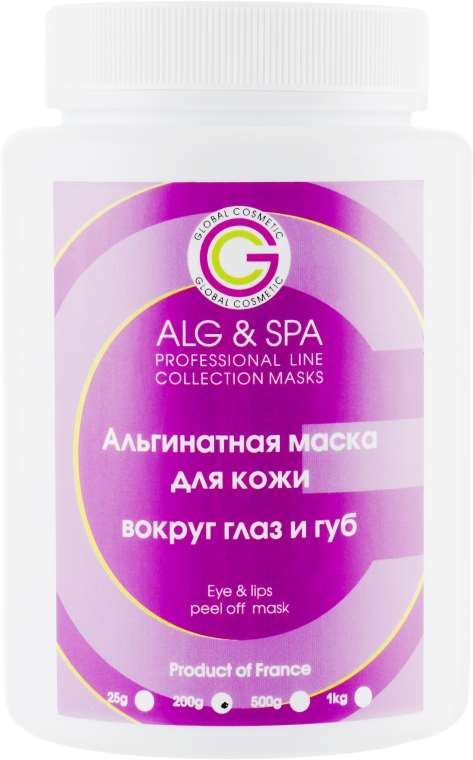 Альгинатная маска для кожи вокруг глаз и губ - ALG & SPA Professional Line Collection Masks Eye and Lips Peel off Mask — фото N4