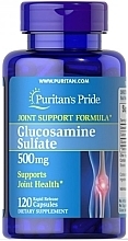 Харчова добавка "Глюкозаміну сульфат" - Puritan's Pride Glucosamine Sulfate 500 mg — фото N1