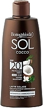 Парфумерія, косметика Лосьйон для засмаги водостійкий - Bottega Verde Sol Cocco Suntan Lotion SPF20