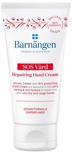 Крем для сухої, потрісканої шкіри рук - Barnangen SOS Vard Repairing Cream — фото N1