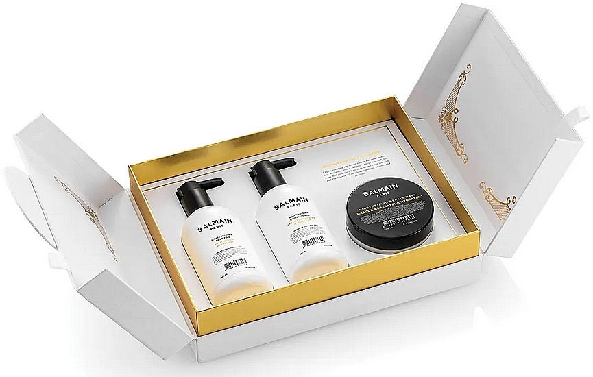 Набір - Balmain Versailles Moisturizing Care Set (sham/300ml + mask/200ml + cond/300ml) — фото N1