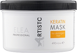 Парфумерія, косметика Маска реструктурувальна для волосся - Elea Professional Artisto Salon Keratin Mask For Damaged Hair