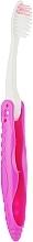 Зубная щетка с откидной ручкой, розовая - Sts Cosmetics  — фото N1