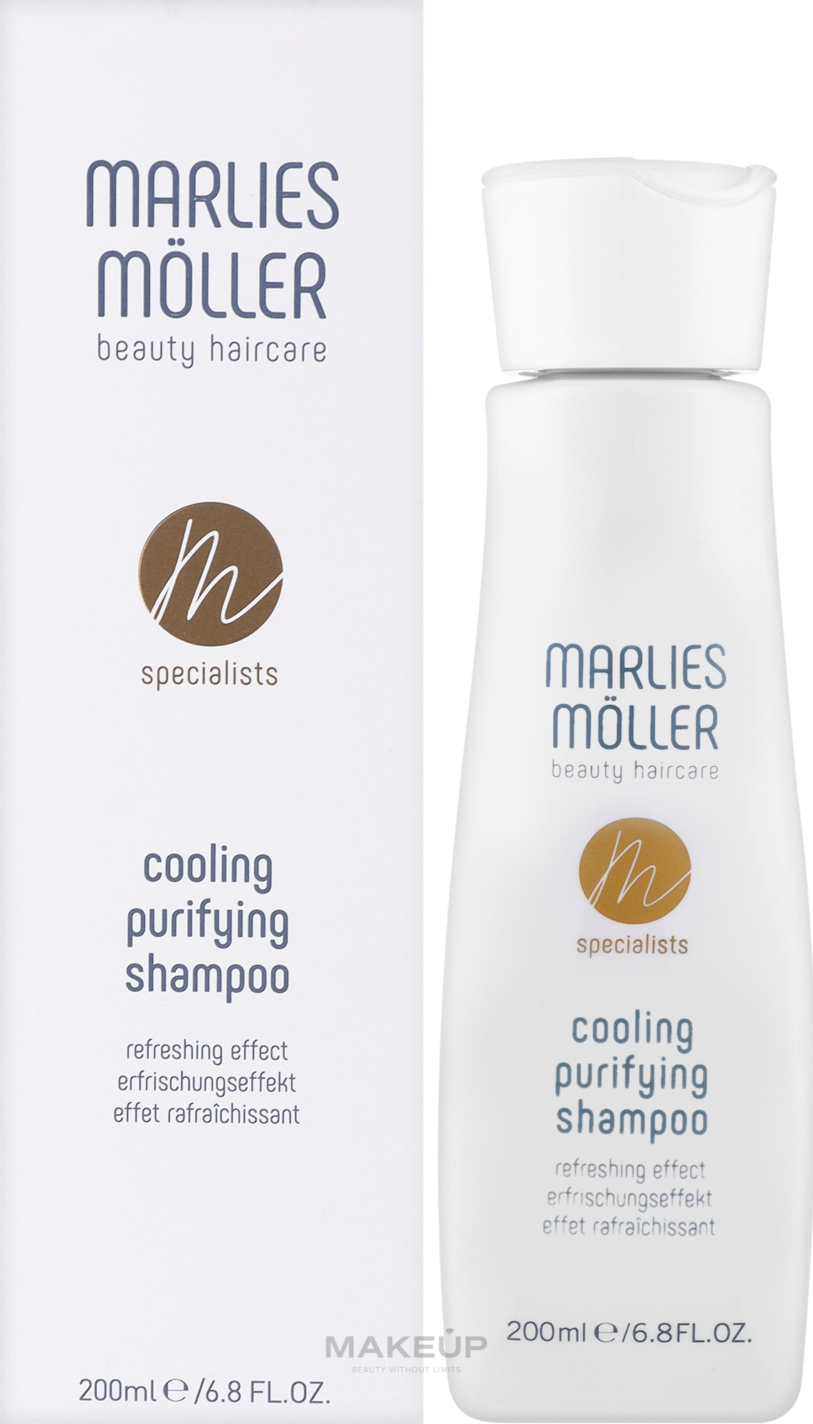 Шампунь для волос - Marlies Moller Specialist Cooling Purifying Shampoo — фото 200ml