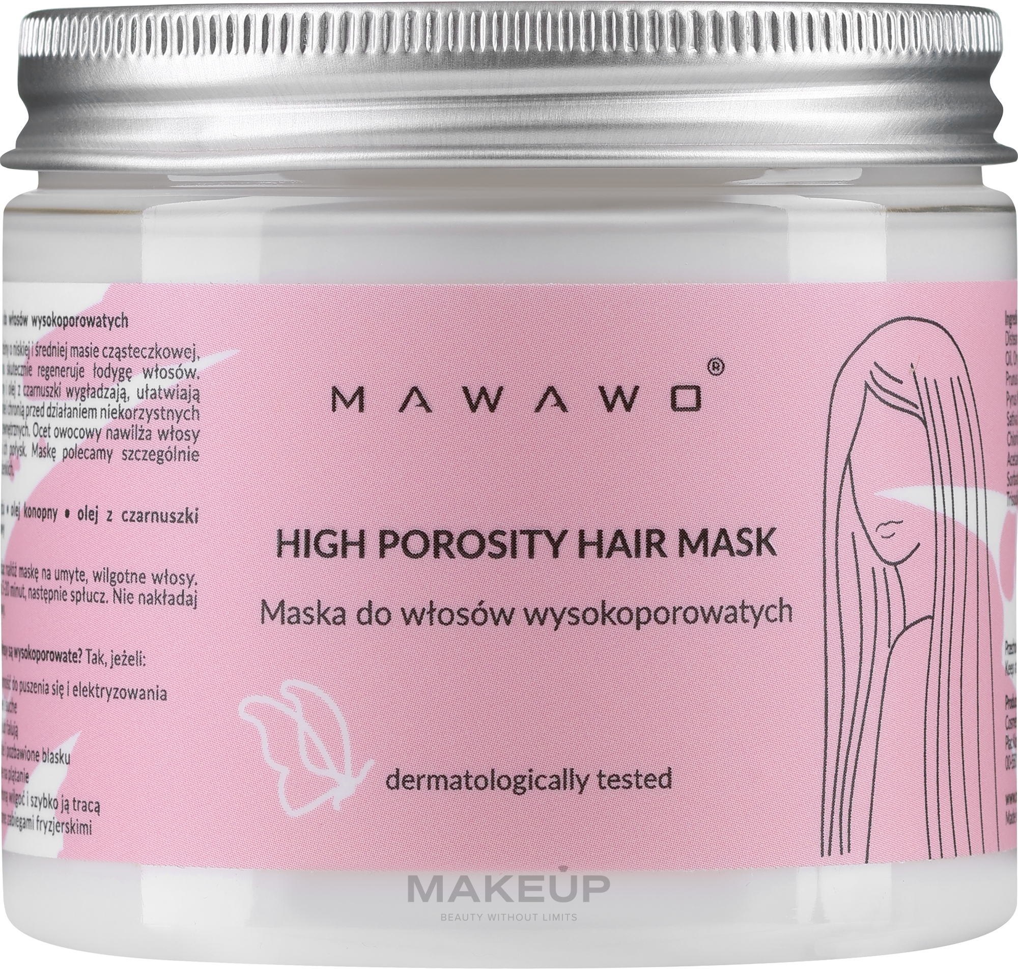 Маска для волос с высокой пористостью - Mawawo High Porosity Hair Mask — фото 200ml