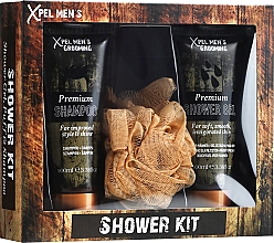 Парфумерія, косметика Набір - Xpel Mens Grooming Shower Kit (sh/gel/100ml + sh/100ml + acc/1pcs)