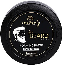 Парфумерія, косметика Паста для укладання - One&Only Cosmetics For Beard&Hair Forming Paste Matt Effect