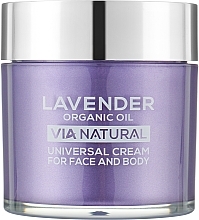 Універсальний крем для обличчя та тіла - BioFresh Lavender Organic Oil Universal Cream For Face & Body — фото N1