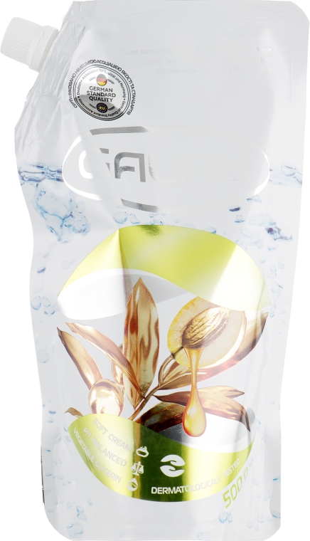 Жидкое мыло "Олива и увлажняющее молочко" - Galax (дой-пак) — фото N1