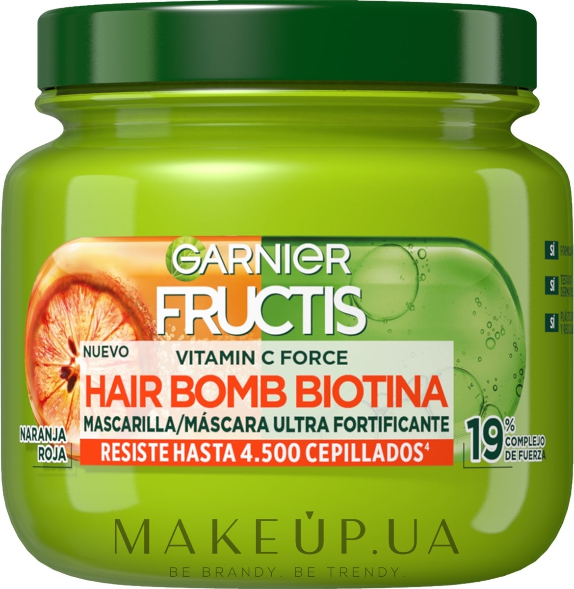 Garnier Fructis Vitamin C Force Hair Bomb Biotin Mask - Маска для волос:  купить по лучшей цене в Украине | Makeup.ua