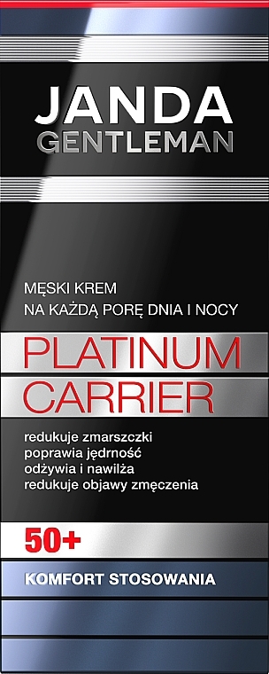Мужской крем от морщин 50+ - Janda Gentleman Platinum Carrier  — фото N2