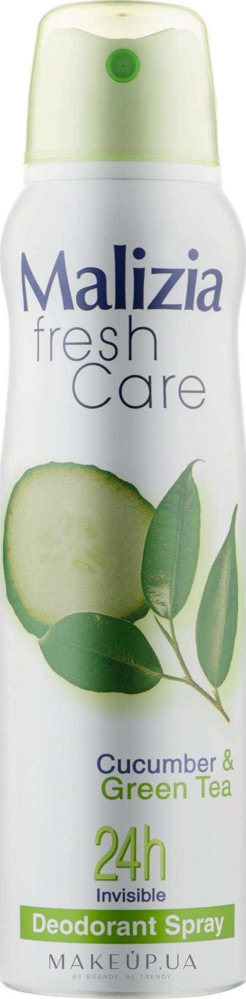 Дезодорант-антиперспирант - Malizia Frash Care Deodorant Spray Cucumber & Green Tea — фото 150ml