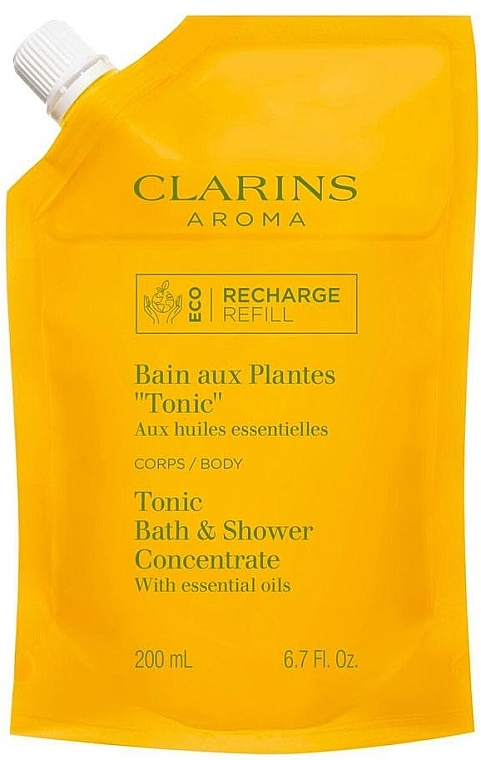 Піна для ванни - Clarins Tonic Bath & Shower Concentrate (дой-пак) — фото N1