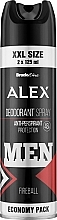 Дезодорант-спрей для чоловіків - Bradoline Alex Fireball Deodorant — фото N1