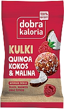 Парфумерія, косметика Кульки з кіноа, малиною та кокосом - Dobra Kaloria Quinoa Balls Raspberry & Coconut