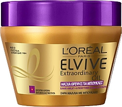 Маска для вьющиеся волос - L'Oreal Paris Elvive Extraordinary Oil Curl Nutrition Mask — фото N1