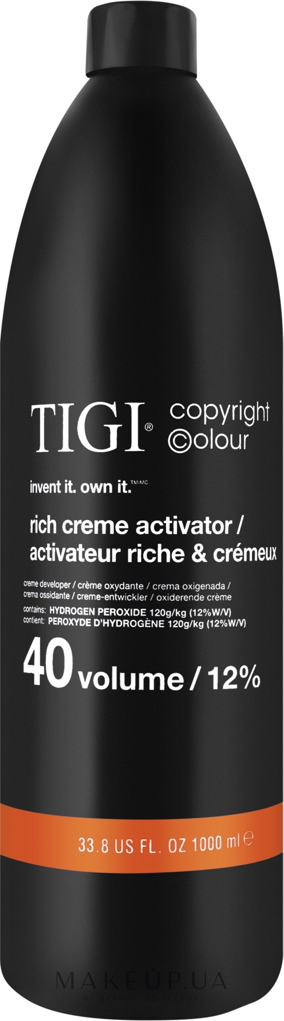 Активатор - TIGI Colour Activator 40 vol / 12% — фото 1000ml