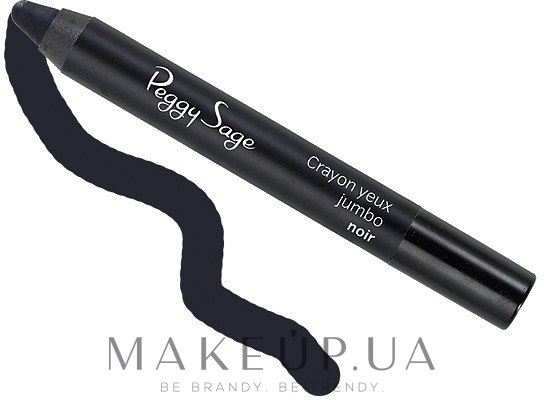 Олівець для очей - Peggy Sage Jumbo Eyeliner Pencil — фото Noir