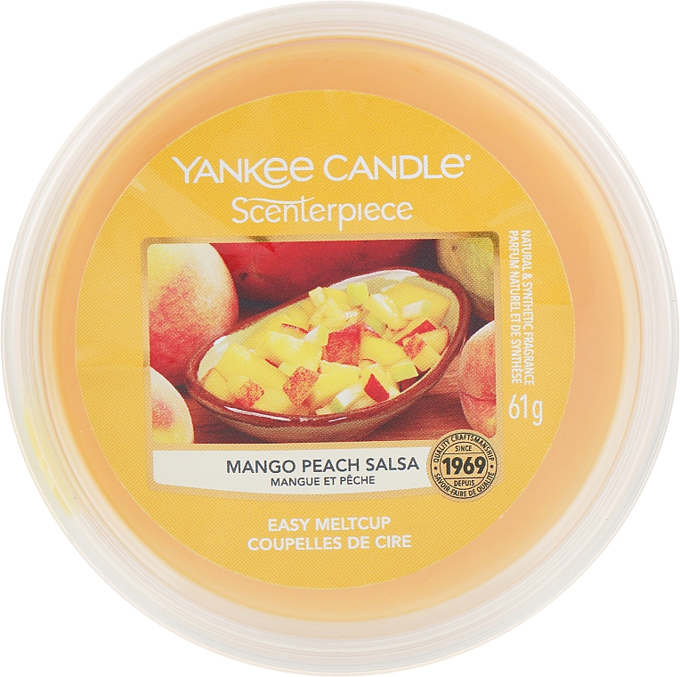 Ароматический воск - Yankee Candle Mango Peach Salsa Scenterpiece Melt Cup — фото N1