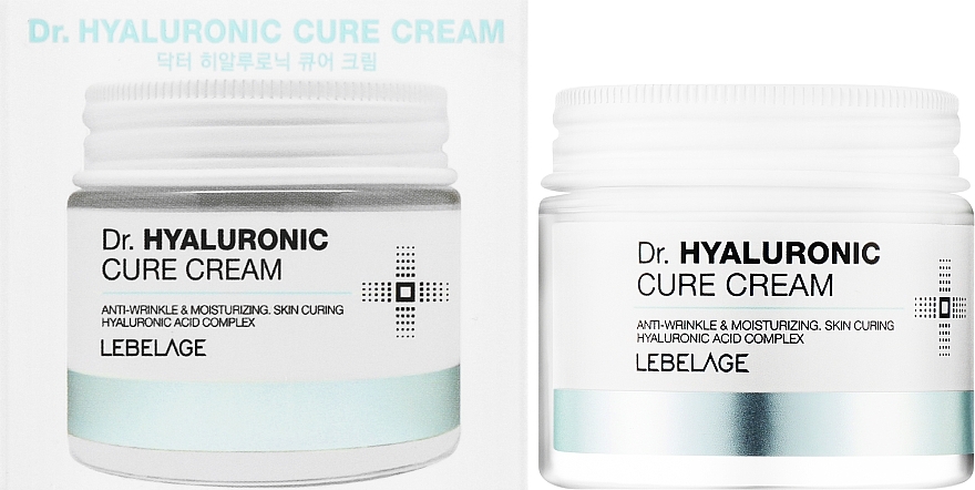 Крем для лица с гиалуроновой кислотой - Lebelage Dr. Hyaluronic Cure Cream  — фото N2