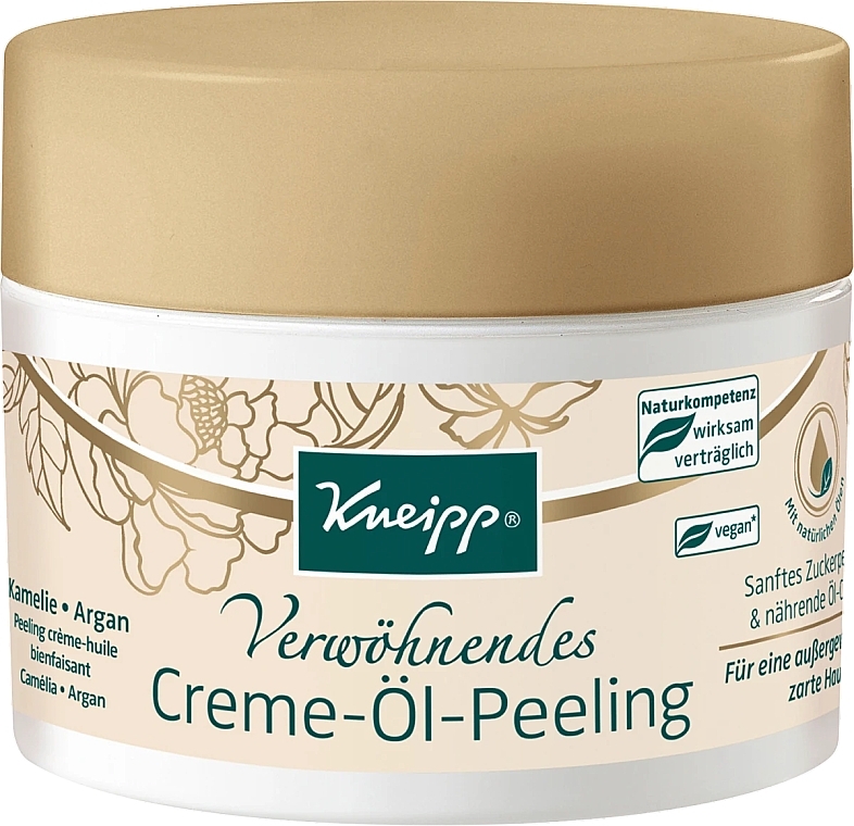 Пилинг для тела "Аргановая камелия" - Kneipp Pampering Cream-Oil-Peeling — фото N1