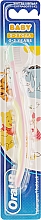 Парфумерія, косметика Дитяча зубна щітка, екстра-м'яка "Тигра", 0-2 р., рожева - Oral-B Baby Toothbrush