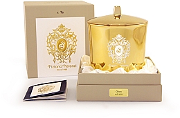 Tiziana Terenzi Luna Collection Orion Gold Glass - Парфюмированная свеча с крышкой — фото N1