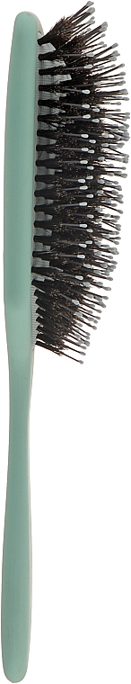 Масажна щітка для волосся зі щетиною дикого кабана, м'ятна - Ebelin — фото N2