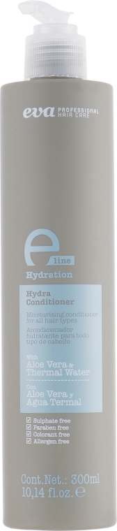 Увлажняющий кондиционер для всех типов волос - Eva Professional E-line Hydration Conditioner — фото N1