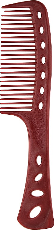 Расческа для окрашивания и тушовки, 225 мм, красная - Y.S.Park Professional 601 Self Standing Combs Red — фото N1