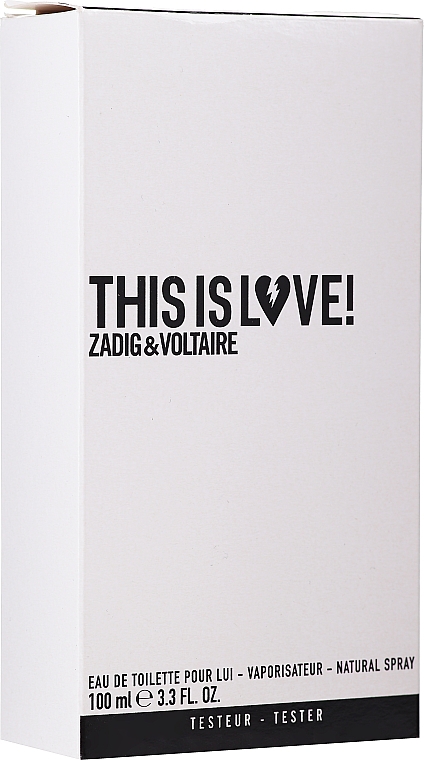Zadig & Voltaire This is Love! for Him - Туалетная вода (тестер с крышечкой)