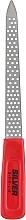 Пилочка перфорированная, 15 см, красная - Silver Style — фото N1