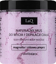 Парфумерія, косметика Мус для депіляції "Магнолія та рожевий перець" - LaQ Silky-Smooth Body Mousse