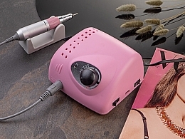 Фрезер для манікюру та педикюру, рожевий - Bucos Nail Drill Pro ZS-705 Pink — фото N8