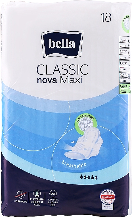 Прокладки Classic Nova, 18шт - Bella — фото N1