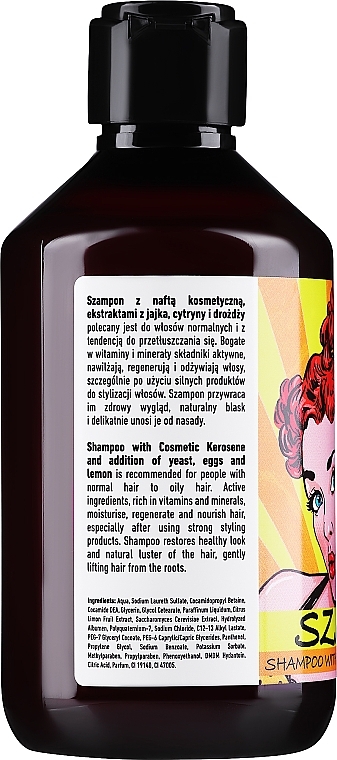 Шампунь для волосся з керосином, лимоном і дріжджами - New Anna Cosmetics Retro Hair Care Shampoo — фото N2