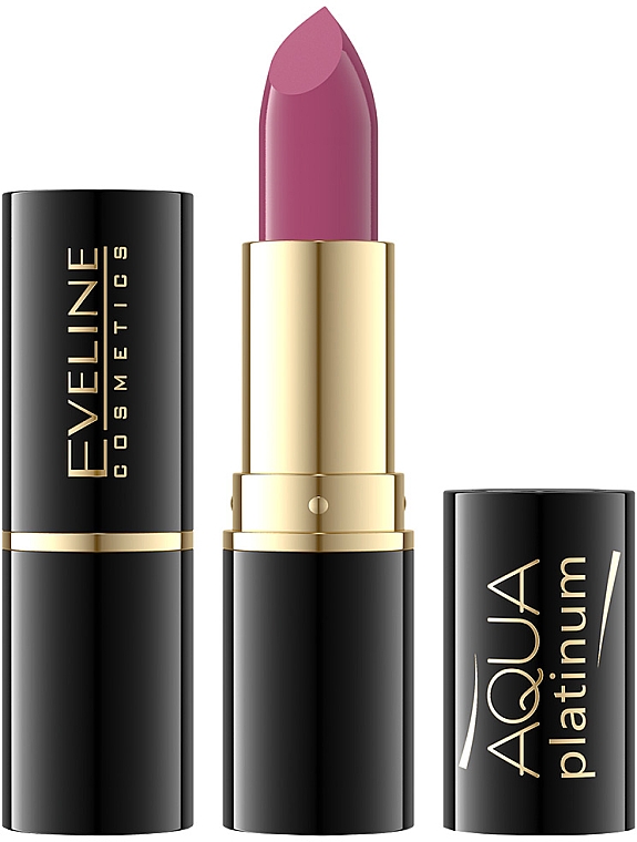 Ультраувлажняющая губная помада - Eveline Cosmetics Aqua Platinum Lipstick — фото N1