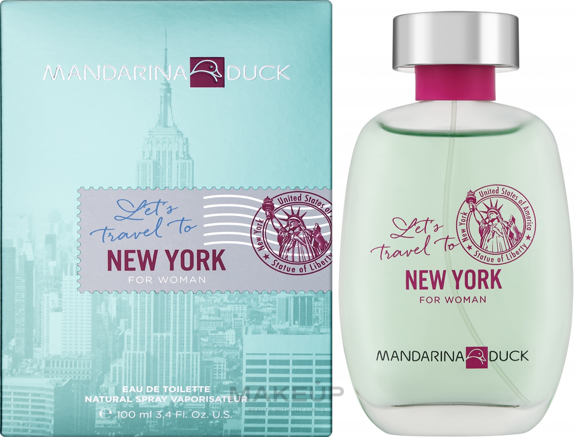 Mandarina Duck Let's Travel To New York For Woman - Туалетна вода — фото 100ml