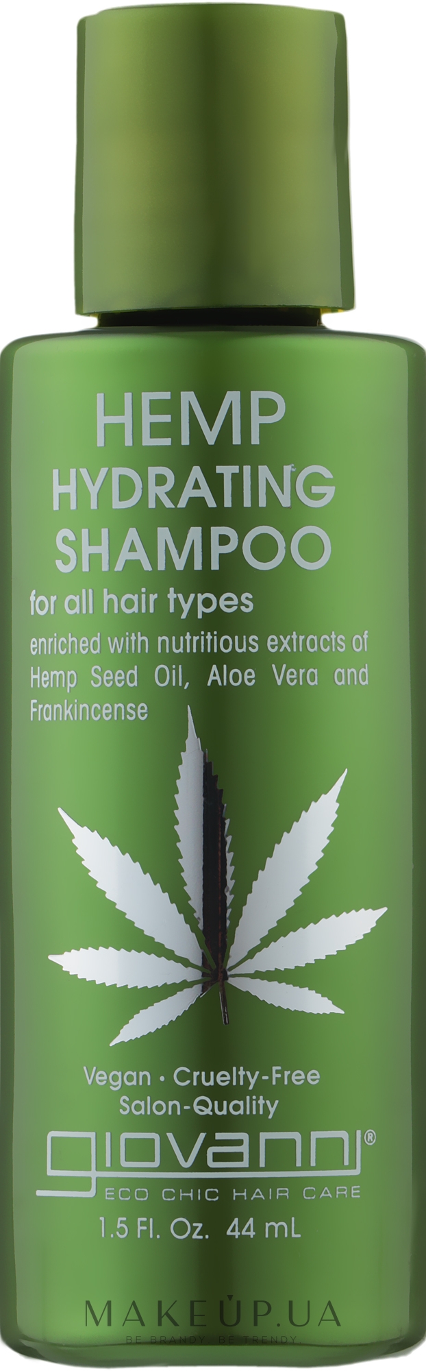Зволожувальний шампунь з коноплями - Giovanni Hemp Hydrating Shampoo (міні) — фото 44ml