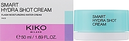 Крем-флюид для моментального увлажнения кожи лица - Kiko Milano Smart Hydra Shot Cream — фото N2
