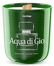 Ароматическая свеча "Aqua di Gio" - Ravina Aroma Candle — фото N1