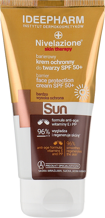Солнцезащитный крем для лица - Farmona Nivelazione Sun Creme Facial SPF50