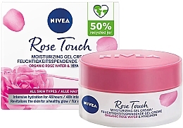 Парфумерія, косметика Зволожуючий гель-крем - NIVEA Rose Touch Moisturizing Gel Cream