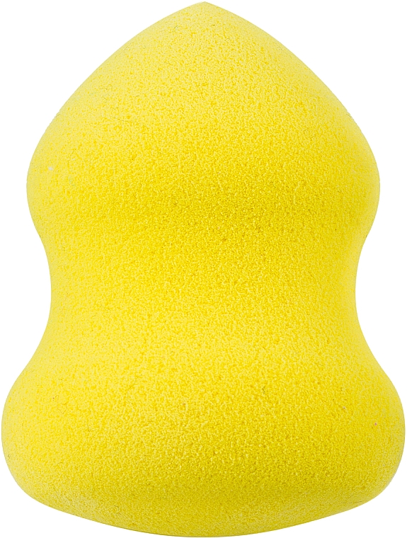 Спонж для макияжа грушевидной формы, жёлтый - Miss Claire — фото N1