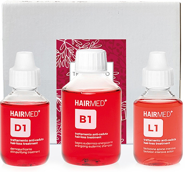 Набор - Hairmed Anti-hair Loss Treatment (h/lot/100ml + shm/200ml + h/lot/100ml) — фото N1